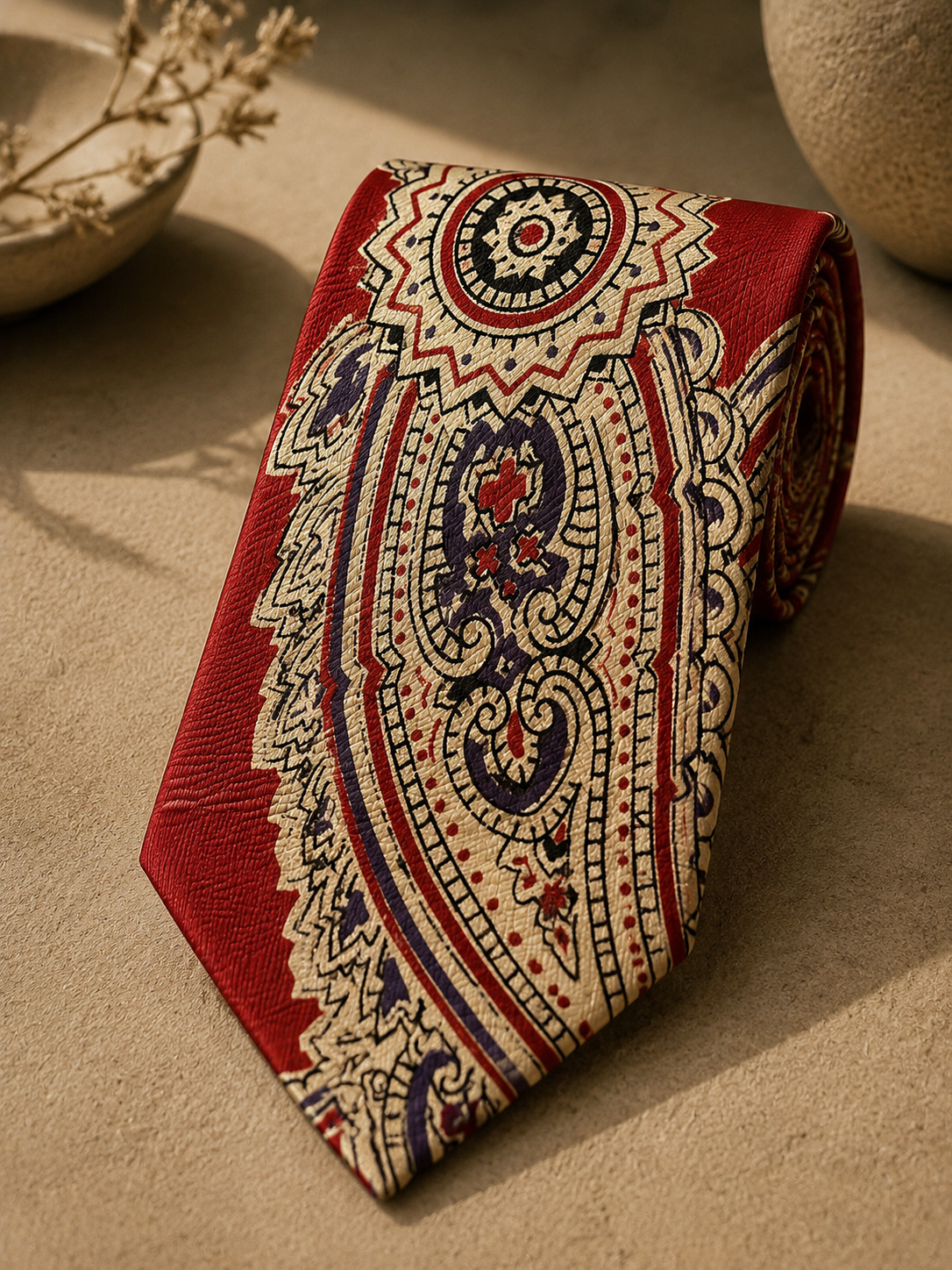The vintage textile lining