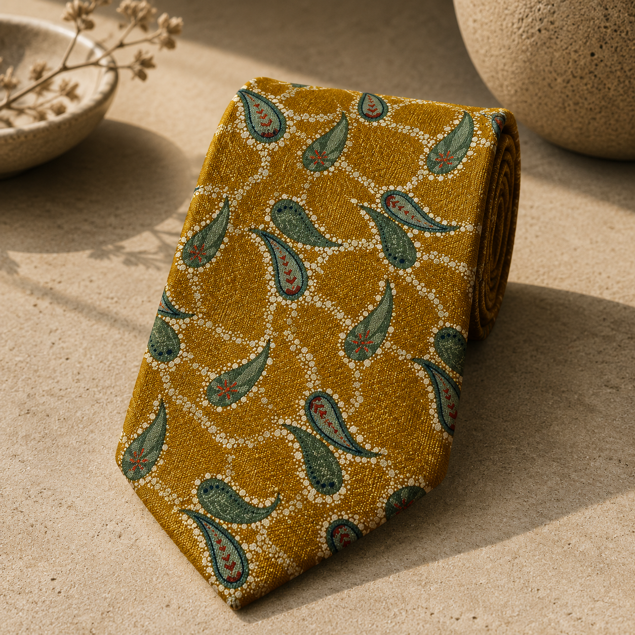 The vintage textile lining