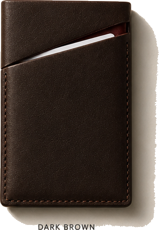 The Card in brown leather