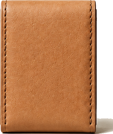 The Field Wallet in Natural leather, back